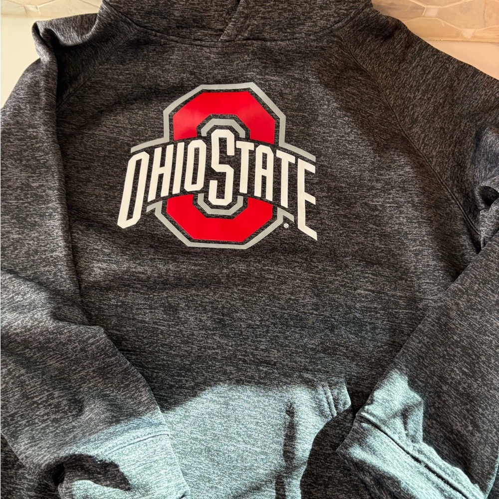 Colosseum Ohio State Gray Hoodie